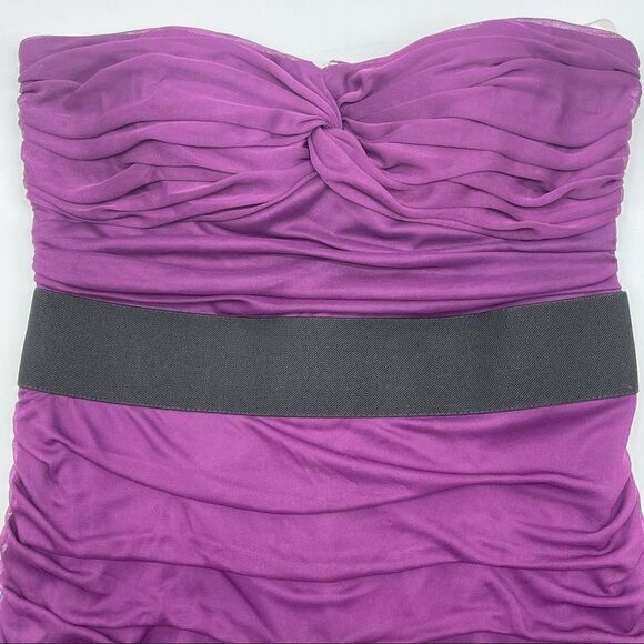 Alyn Paige Strapless Ruched Bodycon Dress Sz 11/12 - Picture 4 of 16